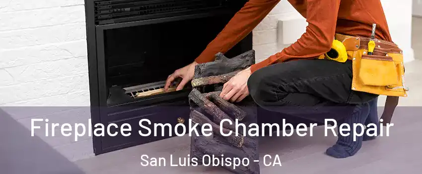  Fireplace Smoke Chamber Repair San Luis Obispo - CA