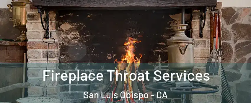  Fireplace Throat Services San Luis Obispo - CA