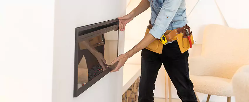 Metal Fireplace Installation in San Luis Obispo, California