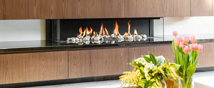 Double-height Fireplace Design Refurbishment in San Luis Obispo, California