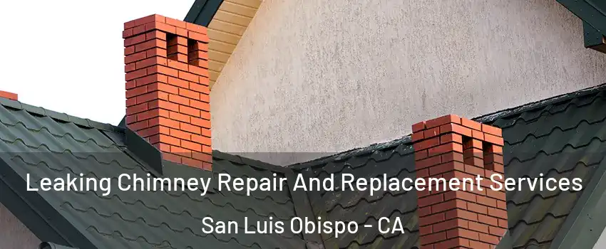  Leaking Chimney Repair And Replacement Services San Luis Obispo - CA
